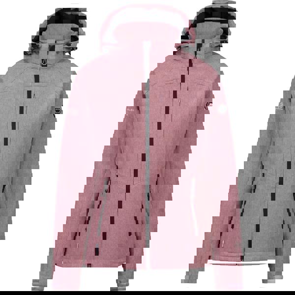 Trespass Womens/Ladies Fryatt Soft Shell Jacket - Light Mulberry Marl - 