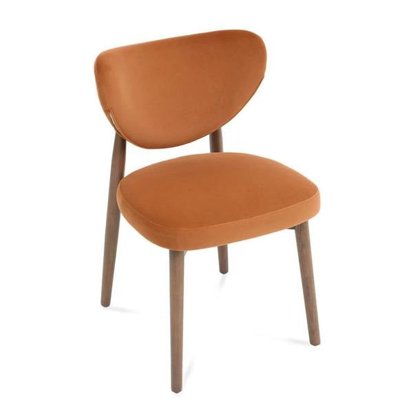TRL Furniture Luxecraft Fabric Chair - Rusty Orange (Set of 2)