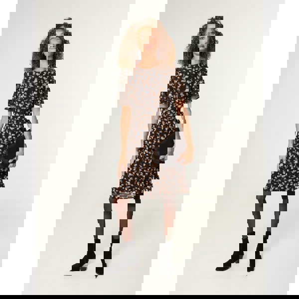 Blue Vanilla Mark Making Crew Neck Dress