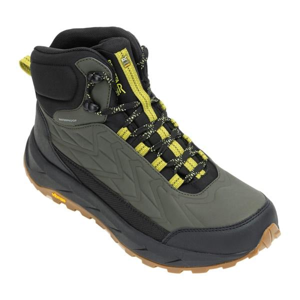 Regatta Mens Onyx Mid Cut Walking Boots - Dark Khaki/Cypress Green - 