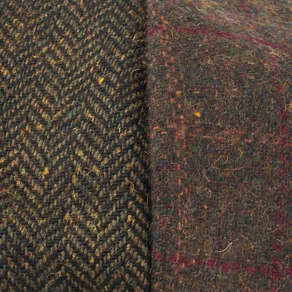 Heritage Traditions Tweed Patchwork Newsboy Cap - Premium Wool Mix Hat