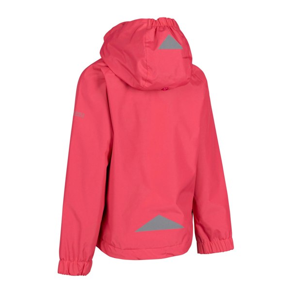 Trespass Girls Flexie TP50 Waterproof Jacket - Strawberry