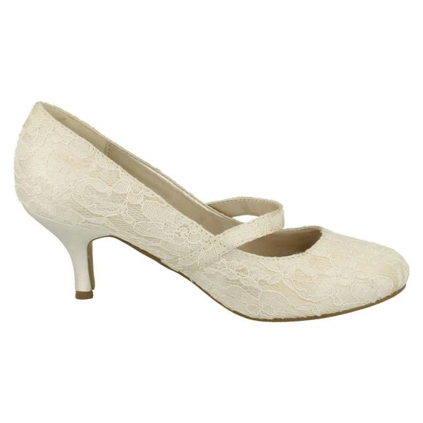 Anne Michelle Ladies Anne Michelle Low Heel Wedding Shoes
