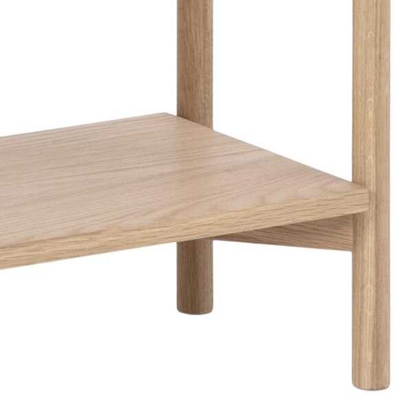 Wyld Haus Berrytwist White Oak Veener Bookcase 4 Shelves