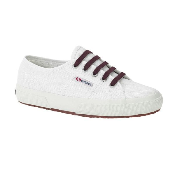 Superga Plain Cotton Shoe Laces - Red Catawba Grape