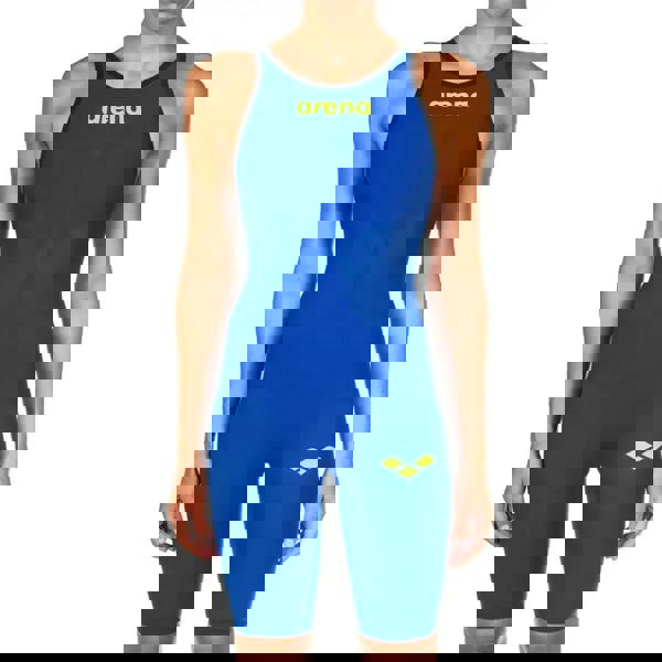 Arena Powerskin Carbon Air 2 blue green swimsuit with black accents