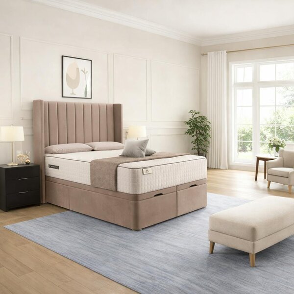 Great British Beds Sapphire Winged Divan Ottoman Bed