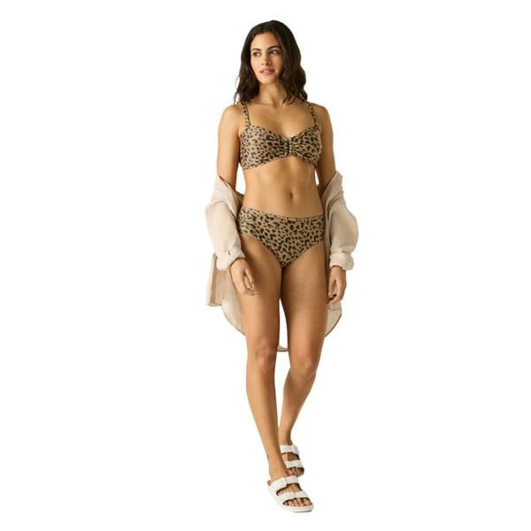 Regatta Womens/Ladies Aceana III Leopard Print Bikini Top - Multicoloured