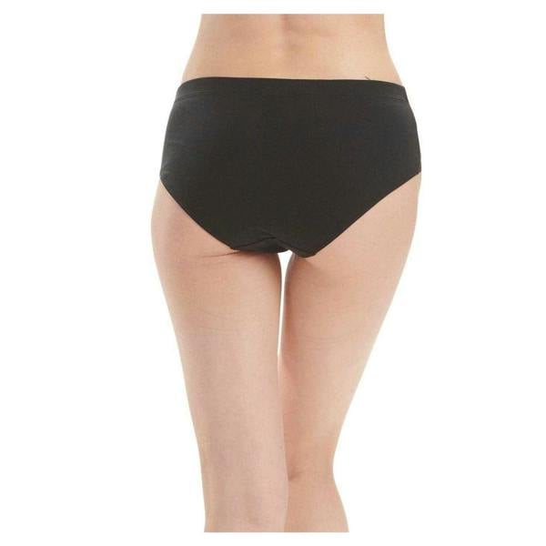 Adidas Womens/Ladies 3 Stripes Cotton Blend Snug Fit Briefs - Black - 