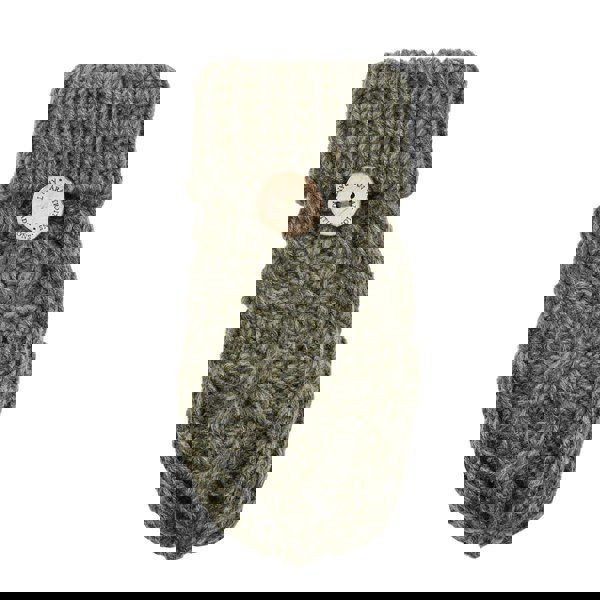 Aran Junior Cable Fold-over Mittens Aran Junior Cable Fold-over Mittens | Chunky Knit Mittens for Kids