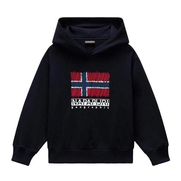 Napapijri Childrens/Kids Pullover Hoodie - Marine Blue - 