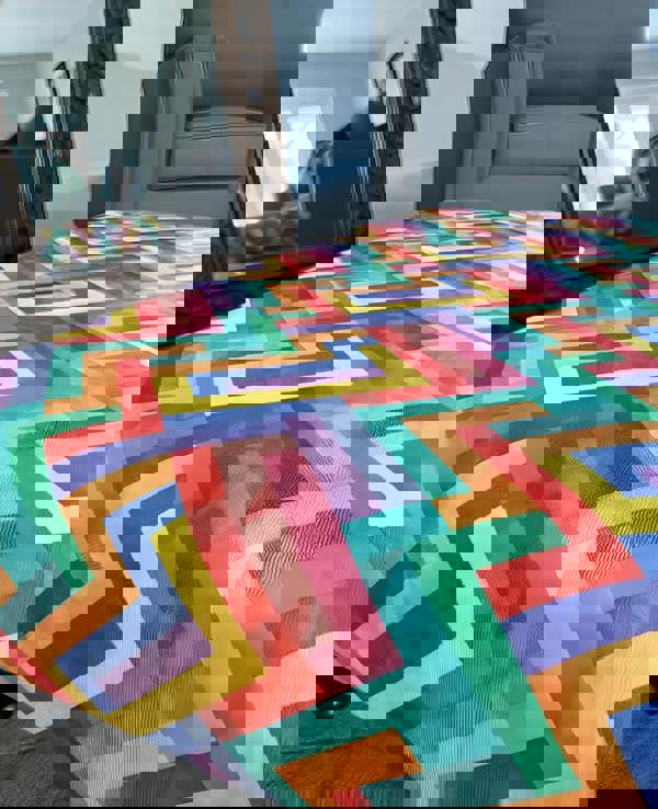 ISTOOLS Premium Multi-Colour Trem Footstool Pouffe – Stylish, Comfortable & Versatile