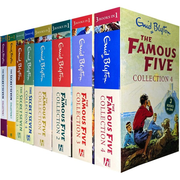 Enid Blyton Famous Five & Secret Seven Collection 8 Books 12 Stories Collection Set