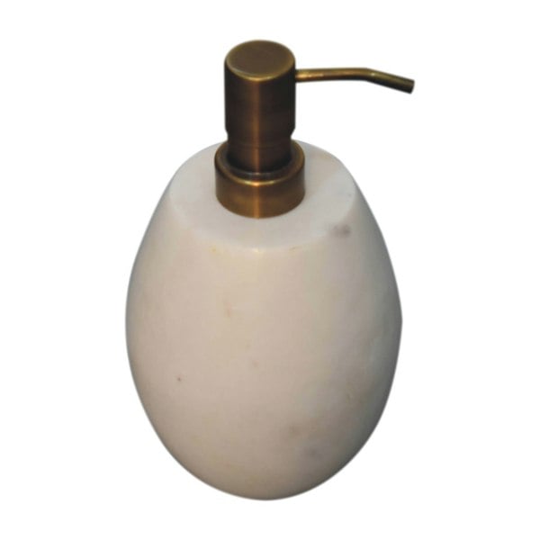Artisan Furniture White Marble Soap Dispenser of 2