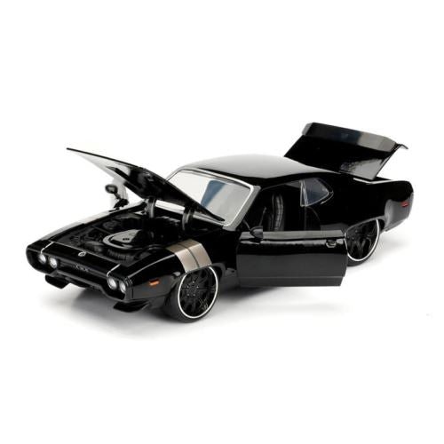 fast and furious 8 doms plymouth gtx black 1:24 scale jada