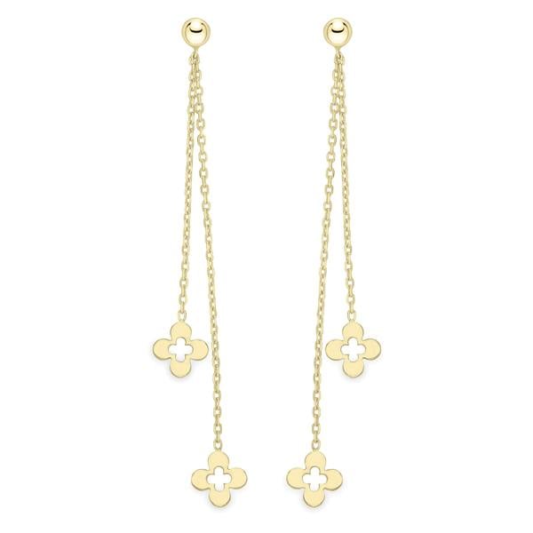 Sarah Layton Fancy Drop Earrings - 9ct Yellow Gold