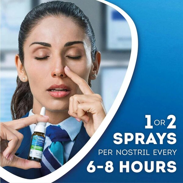 Vicks Sinex Micromist Decongestant Nasal Spray, 8 x 15ml