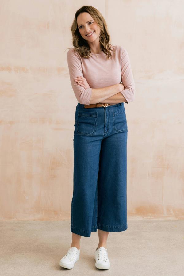 Lily & Me Monica Organic Cotton Jersey Top Soft Pink