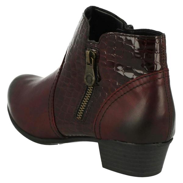 Remonte Ladies Remonte Heeled Ankle Boots D3574