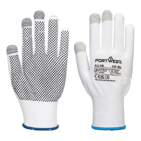 Grip 13 PVC Dotted Touchscreen Glove (Pk12) - Hi-Vis Trousers