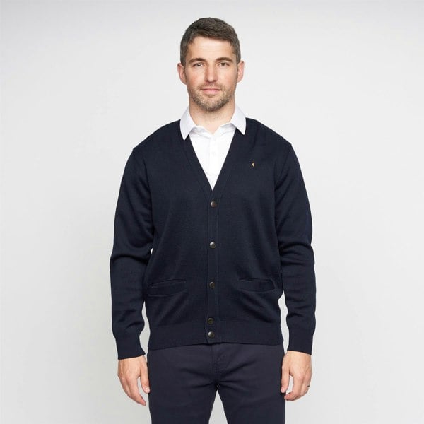 Gabicci G00K02 Mens Button Thru Cardigan Gabicci Classic - NAVY