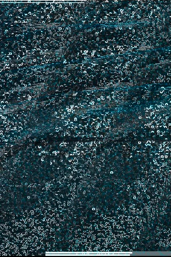 Sequin Velvet Bardot Jumpsuit - Emerald Green TR371