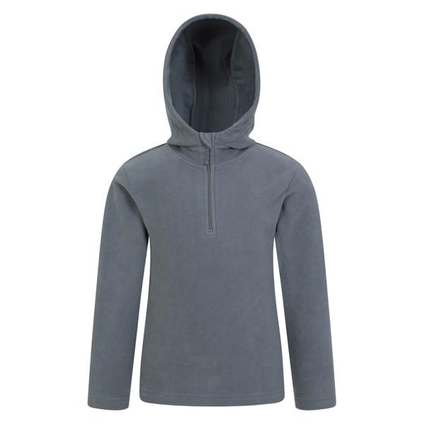 Mountain Warehouse Childrens/Kids Camber II Fleece Hoodie - Grey - 