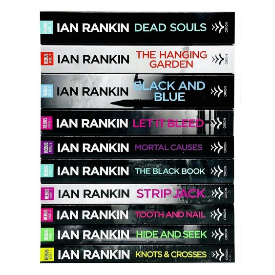 Ian Rankin Inspector Rebus Series 10 Books Collection Set – Knots and Crosses, Hide and Seek & Crime Thriller Mystery Collection