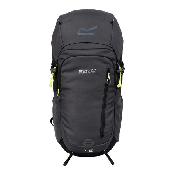 Regatta Highton V2 45L Backpack - Black/Seal Grey - 