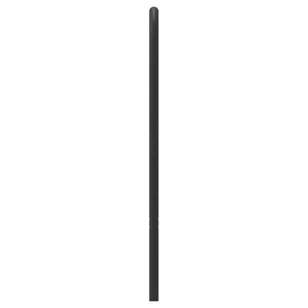 Berkfield Metal Headboard Black 90 cm