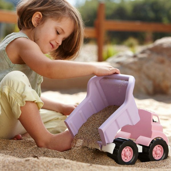 Green Toys Pink Dumper Truck - Made From 100% Recycled Plastic