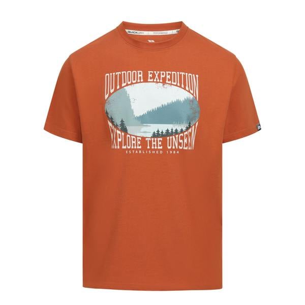 Trespass Mens Gallon Casual T-Shirt - Burnt Orange