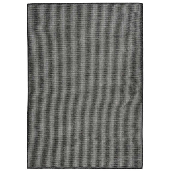 Berkfield Outdoor Flatweave Rug 160x230 cm Grey