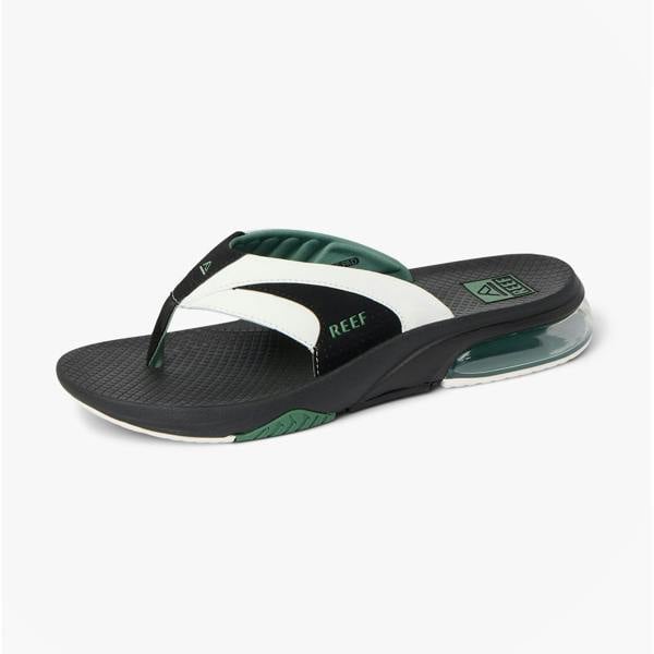 Reef Reef FANNING Mens Toe-Post Sandals White/Black/Green