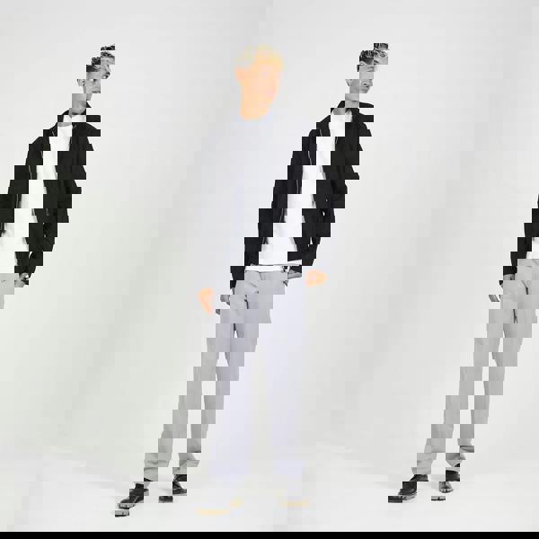 Brave Soul Black Faux Suede Bomber Jacket - Black Image 3