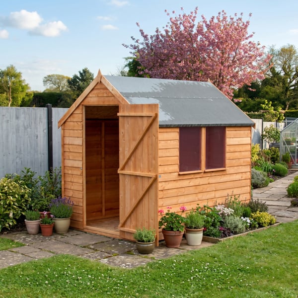 Shire Overlap 7x5 Economy with Window Storage Shed