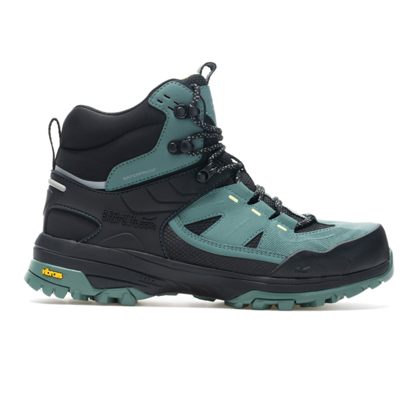 Regatta Womens Regen Walking Boots - Spruce Green/Canary Yellow