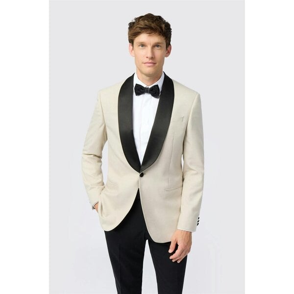 Antique Rogue Slim Fit Ecru Dresswear Blazer