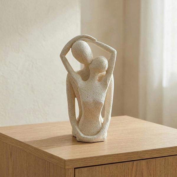 Garden Greatness Contemporary Abstract Couple Sculpture