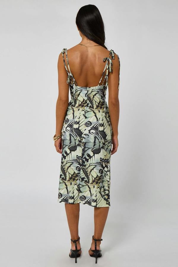 Urban Bliss Ruched Maxi Split Dress