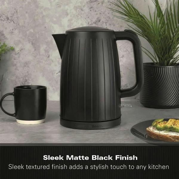 Hamilton Beach Stealth 1.7L Textured Kettle - Matte Black - Hamilton Beach UK