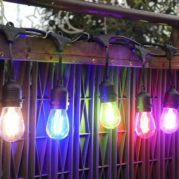 30M / 98FT Multi-Colour LED Plug-in Waterproof Heavy Duty Outdoor String Lights - Lighting Legends