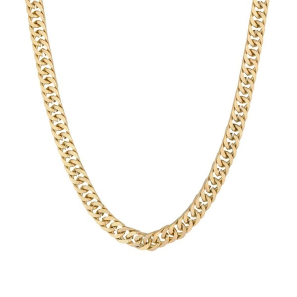 18ct Gold Plated Miami Chain Necklace