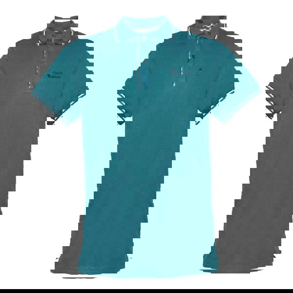 Aquascutum Mens Tipped Polo Shirt - Green - 