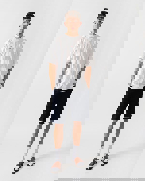 Tommy Hilfiger Contrast Logo Mens T-Shirt - TH Optic White