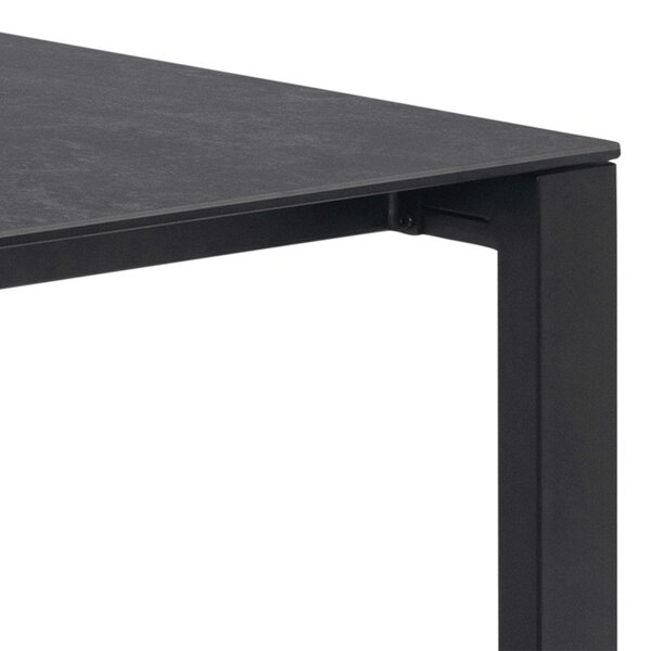 Wyld Haus Mexico 8 Seater Matt Black Ceramic Dining Table