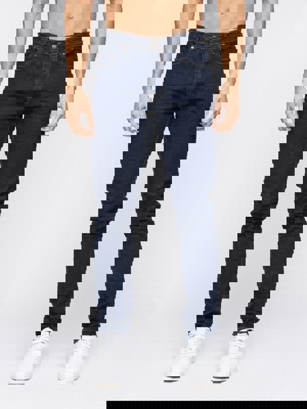 Crosshatch Buraca Slim Fit Denim Jeans Indigo Wash