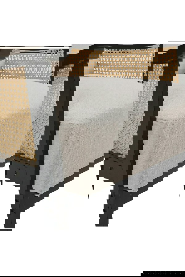 Living and Home Mid Century Rattan ArmChair