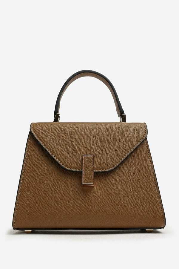 Where's That From Mareas Elegant Top Handle Shoulder Bag In Brown