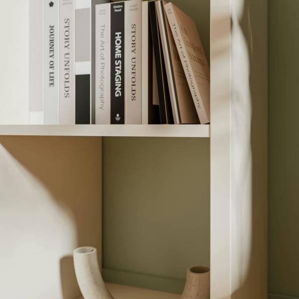 Furniture To Go Mauro 2x2 Storage Unit in Sand
